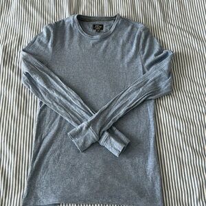 Light blue J Crew Cashmere Blend Long Sleeve Shirt